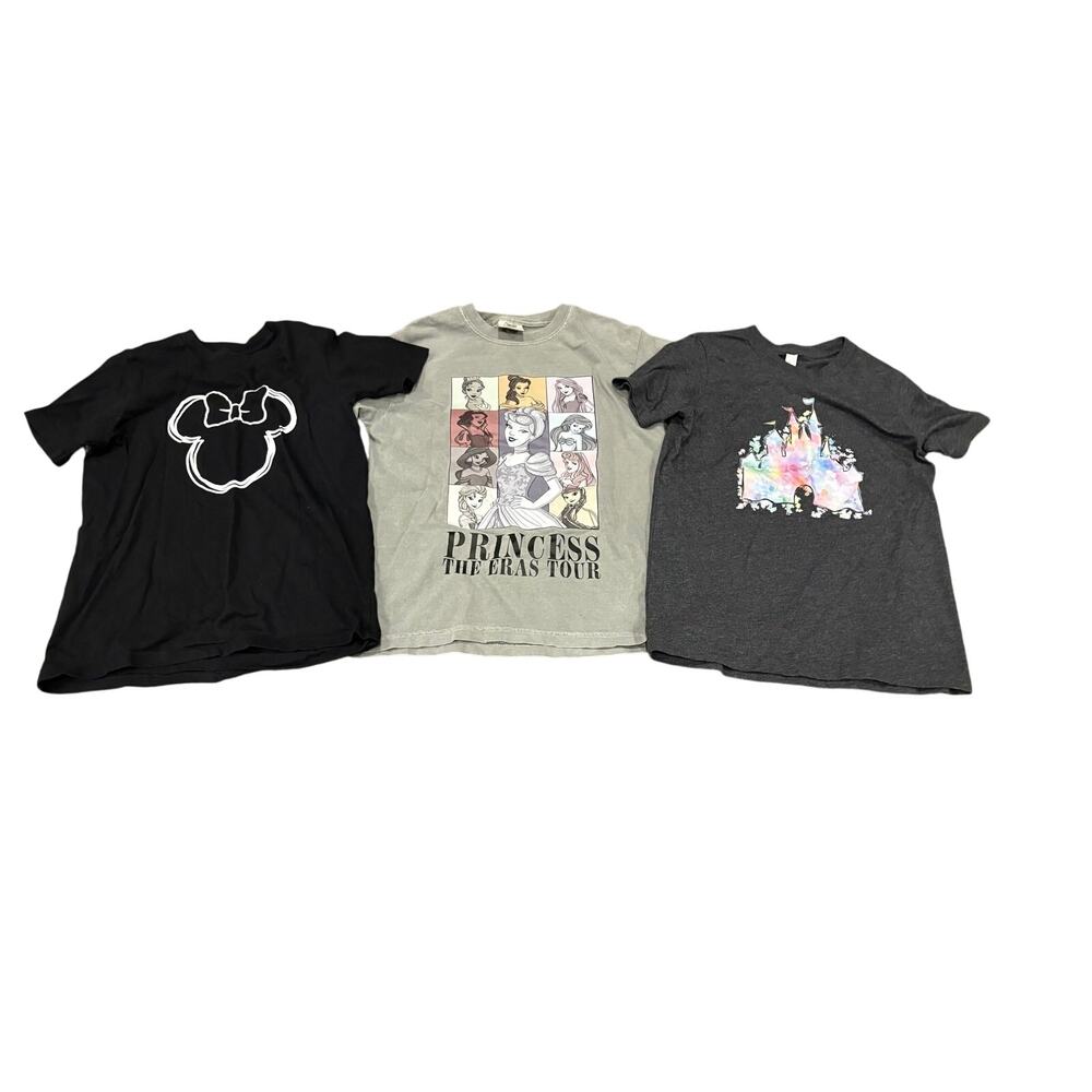Disney Disneyland Girls Shirts size 10/12 Minnie Princess Castle